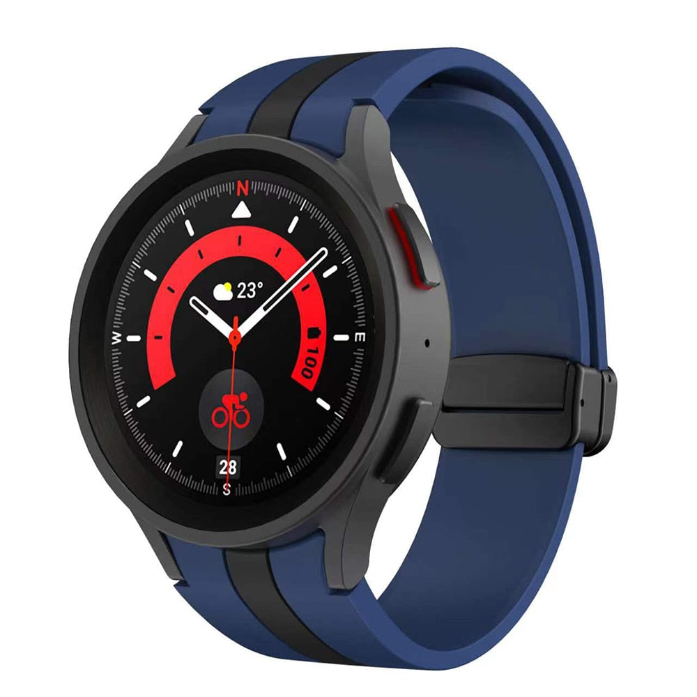 Silicone Strap for Samsung Galaxy Watch 6 Classic 43mm 47mm Watch 6 40mm 44mm M image 7
