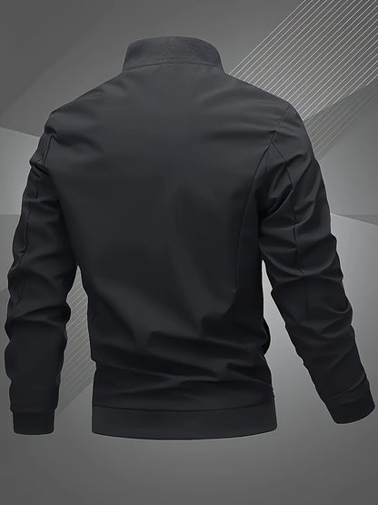 Trendy Men's alphabet embroidered  jacket - design, versatile cas
