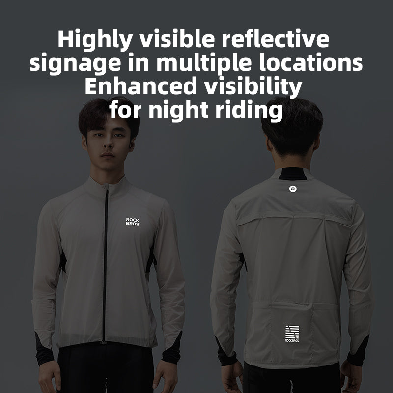 ROCKBROS Bicycle Jackets Men Women Breathable Bike Windbreak Full Sleeves Tops  image 6