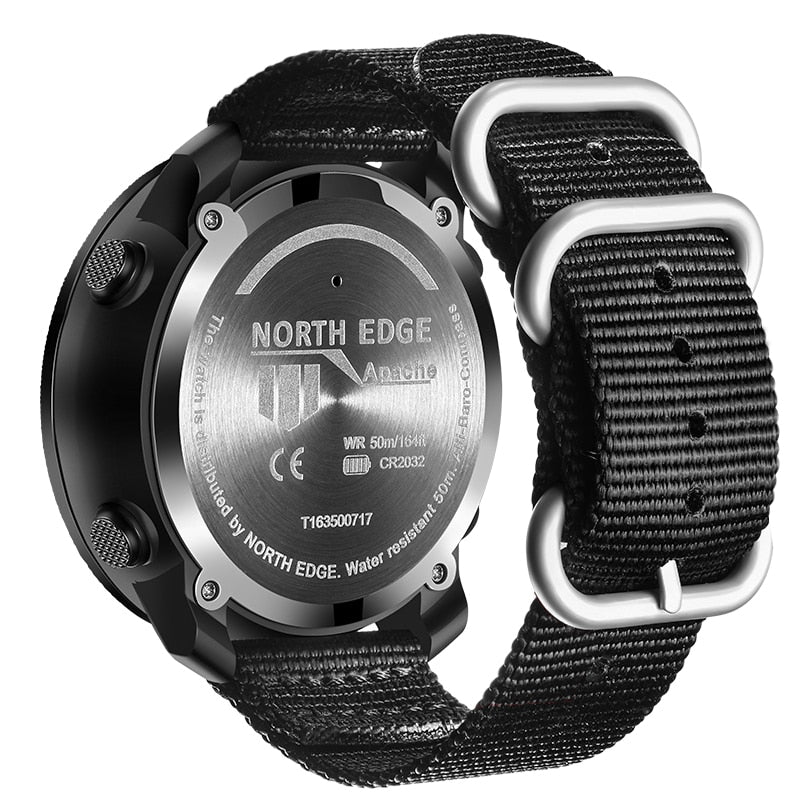 NORTH EDGE Men's sport Digital watch Running Swimming Military Army watches Alt image 2