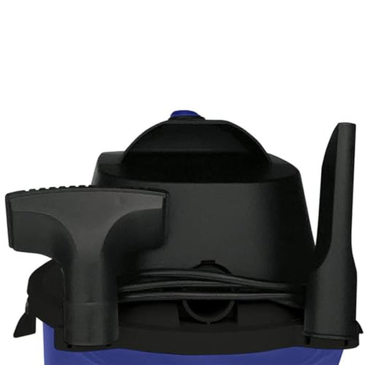 2.0HP Compact Lightweight Wet Dry Vacuum 2.0 Gallon Blue Black 5 Year  Powerful