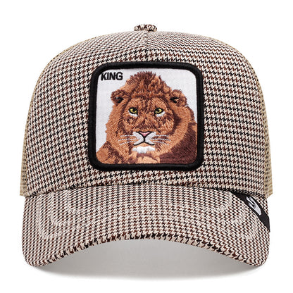 Spring New Animal Embroidery Net Rooster Hat Male and Female Animal Baseball Ha image 6