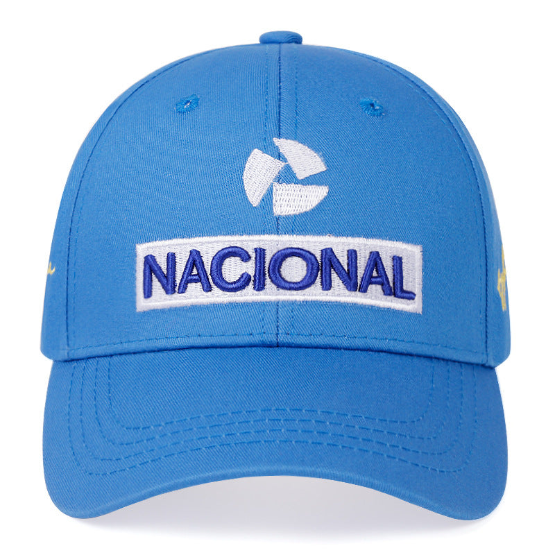 Baseball Cap New Ayrton Senna Racer Fashion Embroidered Hat Outdoor Sun Protect image 0