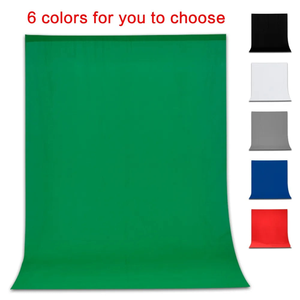 Photography Background Backdrop Smooth Muslin Cotton Green Screen Chromakey Cro