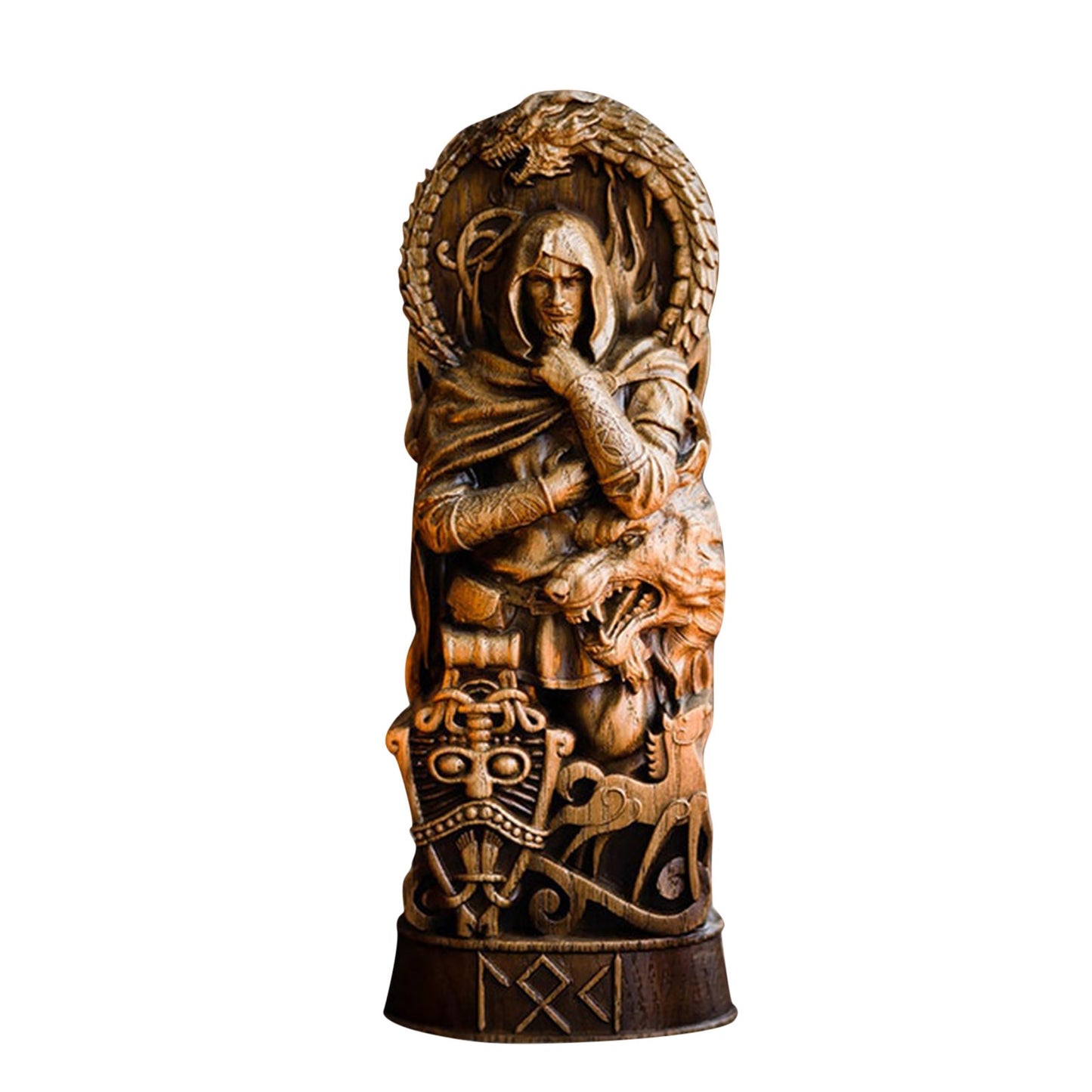 Freyja Statue Freya Norse Gods Carving Altar Heathen Asatru Viking God Goddes S image 1