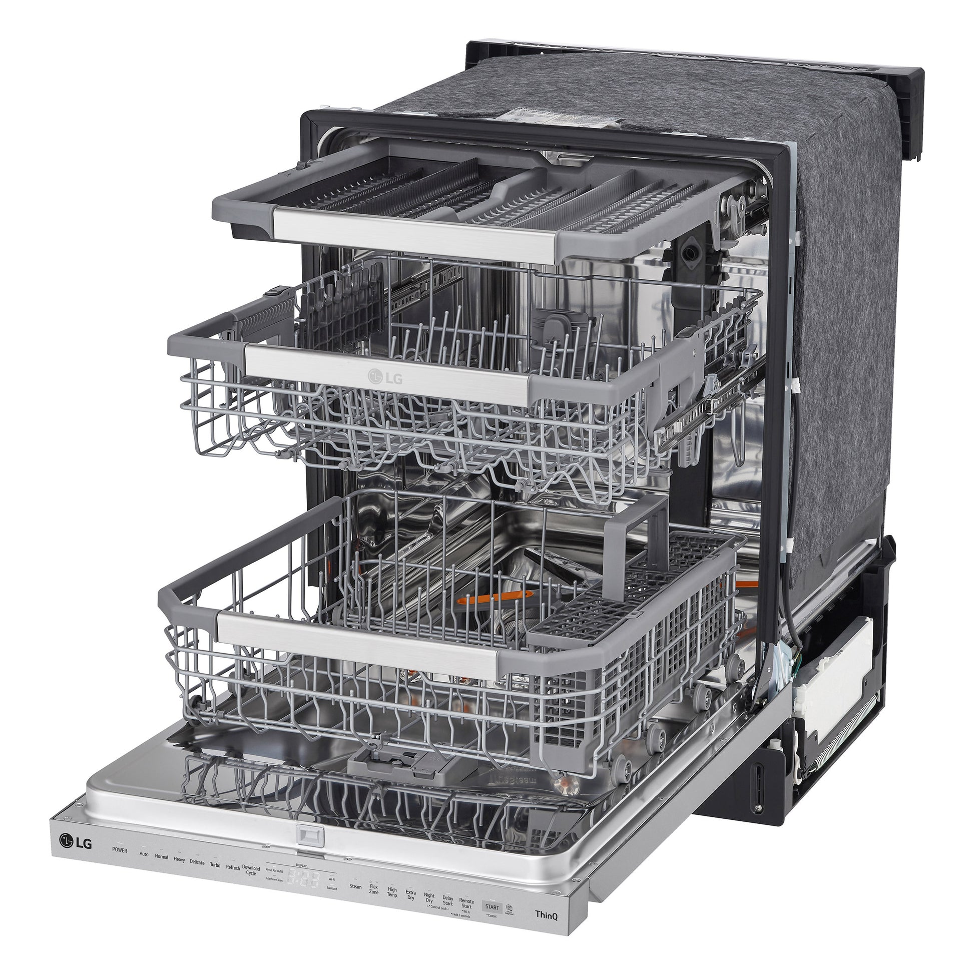 LG Top Control Pocket Handle Dishwasher with Smart Wi-Fi and QuadWash Pro image 4