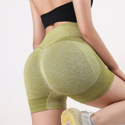 Women Yoga Shorts High Waist Workout Shorts Fitness Yoga Lift Butt Fitness Ladi image 1