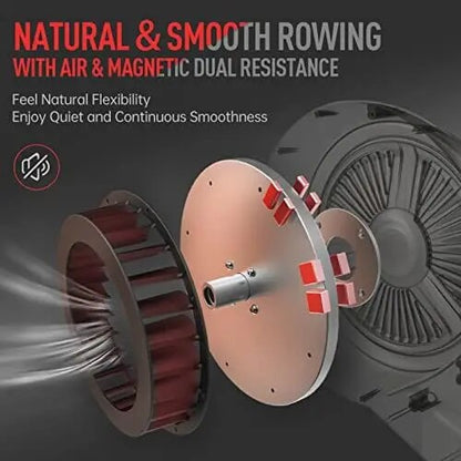 Machine - Air &  Resistance Rowing Machines for Home Use, Commercial Grade Fold image 0
