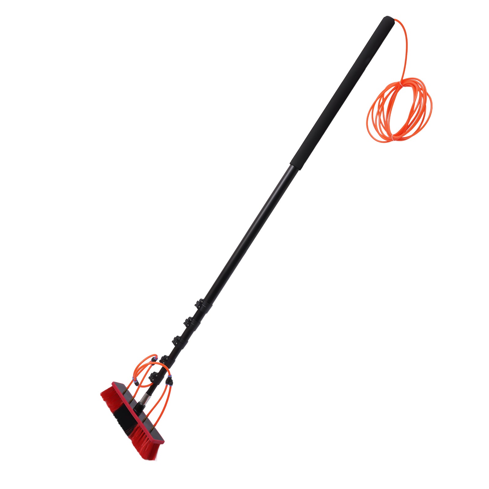 Water Fed Pole Kit, 20ft Length Water Fed Brush, Water Fed Cleaning System, Alu image 2