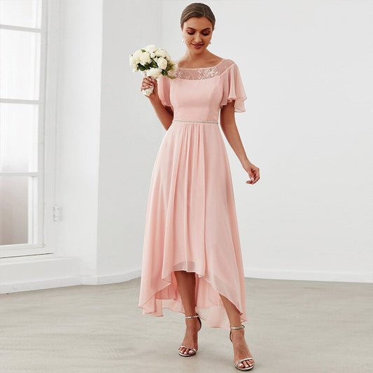 Ever-Pretty Women's Casual Boat Neck A-Line Midi Dress with Asymmetrical Hems image 0