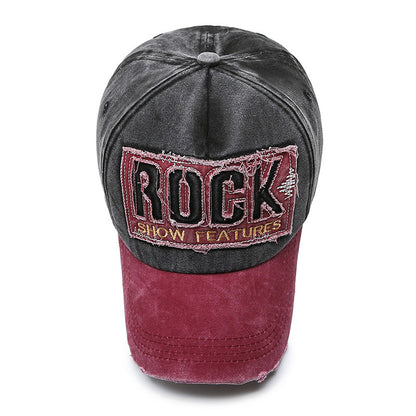 Korean Version Of The New Washed Letter Spring And Autumn Cap Men's And Women's image 9