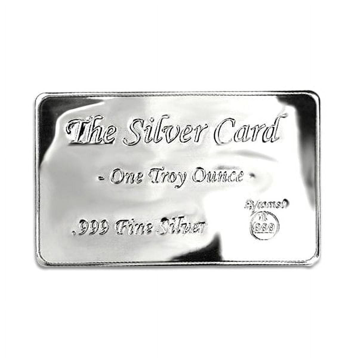Pyromet Pyromet Silver Card - 1 Troy oz, .999 Pure, Silver, Novelty image 0