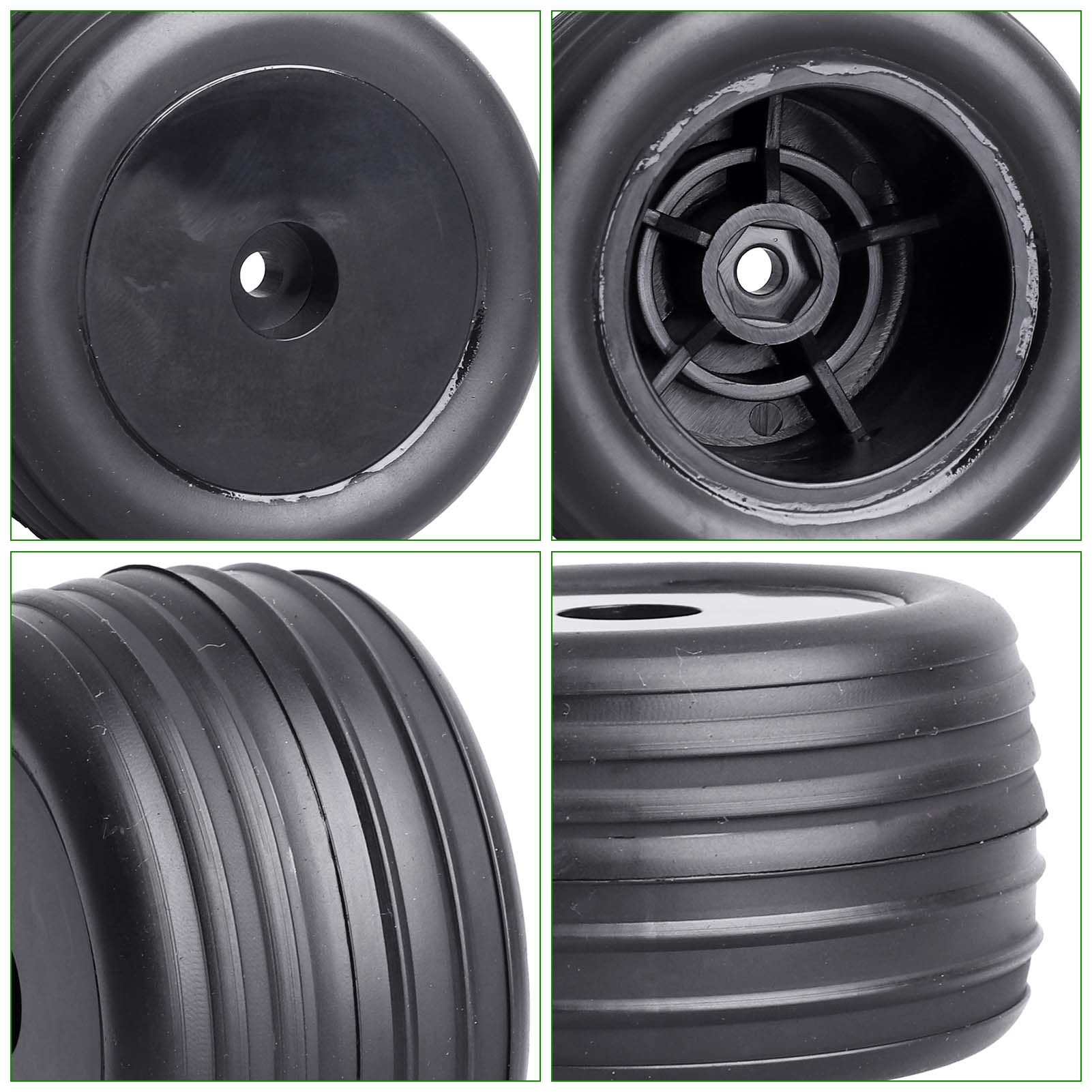 HobbyPark Pre-Glued Buggy Wheels and Tires 8mm Wheel Hex for Losi Mini-T 2.0 Lo image 4