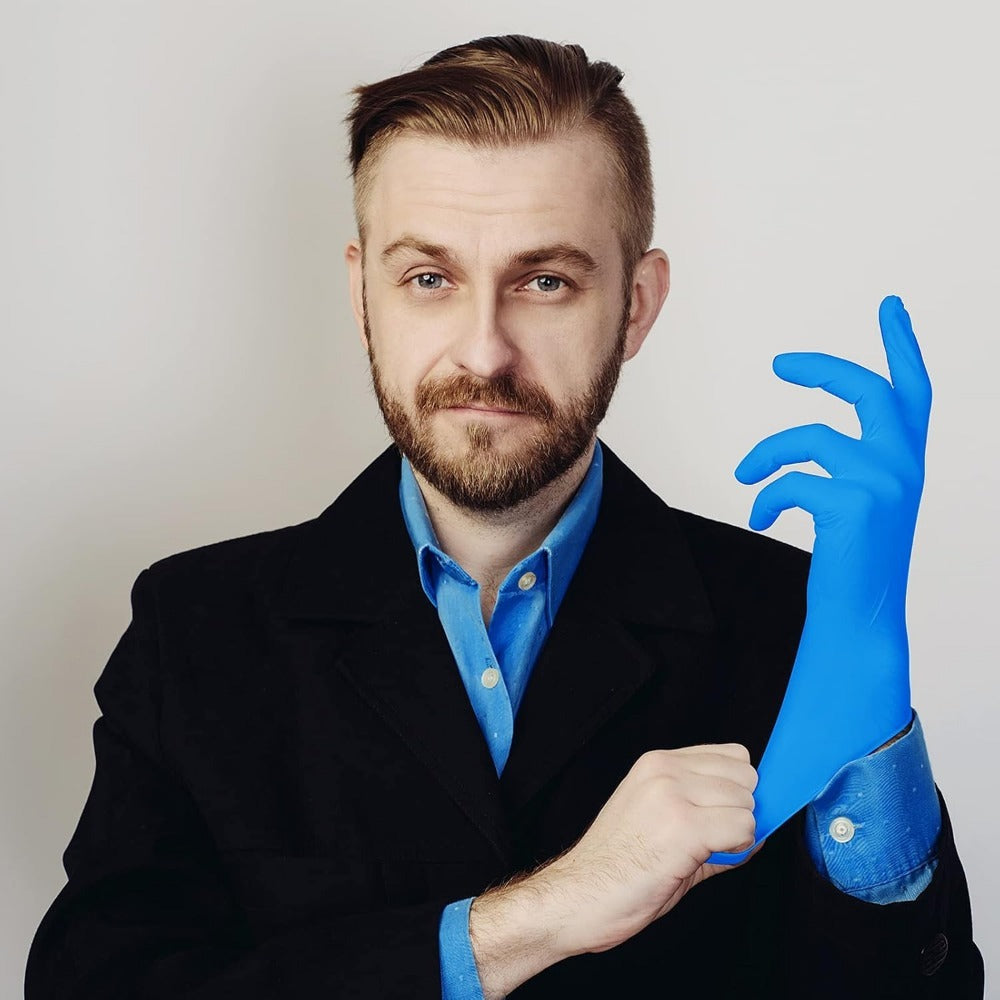 Nitrile Disposable GlovesÂ¯Powder Free, Cleaning Service Gloves, Latex Free image 5