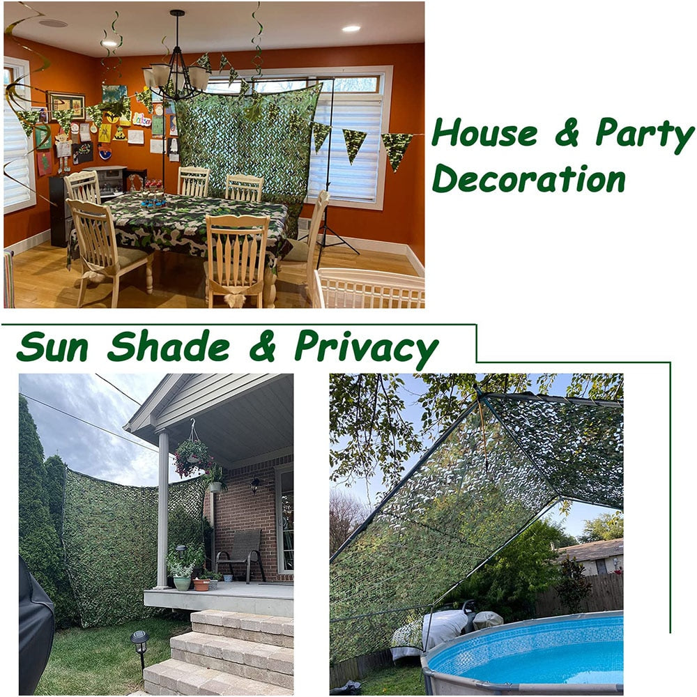 Camouflage Nets Military Army Training Tent Shade Outdoor Camping Hunting Shelt image 7