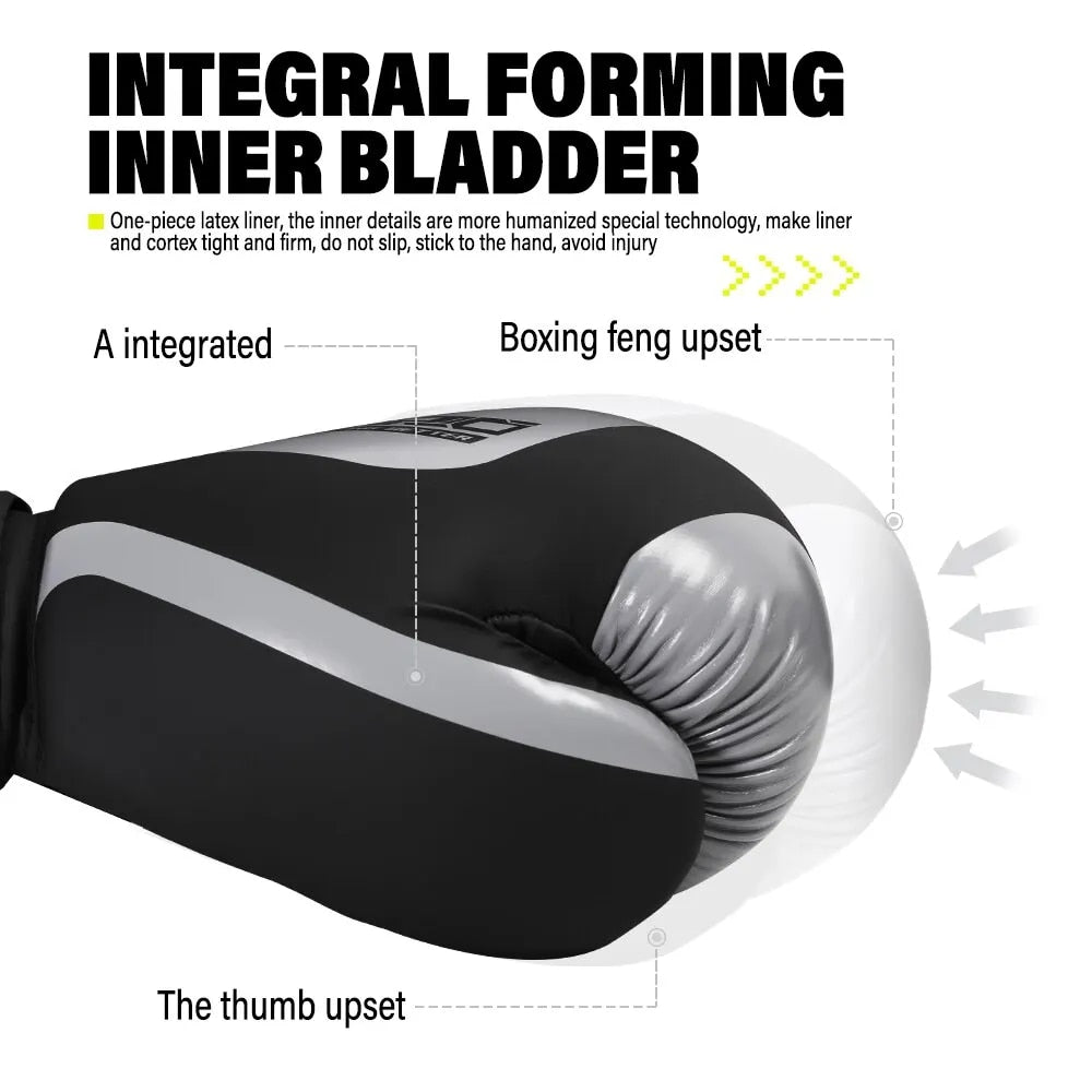 Adult Professional 12oz Boxing Training Gloves Pu Elastic Boxing Gloves Muay Th image 4