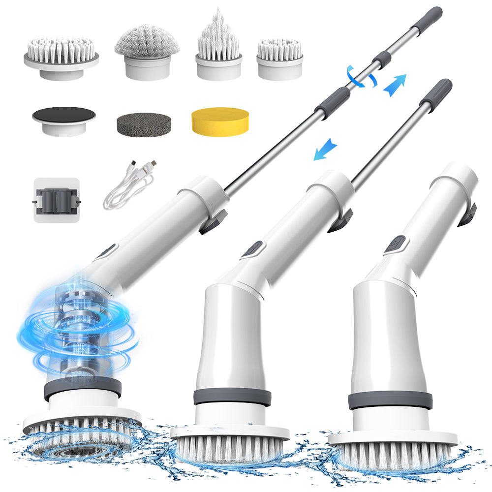 Viladepot Electric Cleaning Brush 9 in 1 Multifunctional Wireless Rotatable Cle image 2