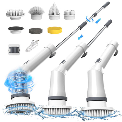 Viladepot Electric Cleaning Brush 9 in 1 Multifunctional Wireless Rotatable Cle image 2