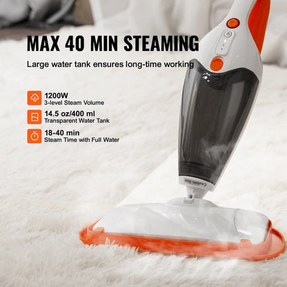 VEVOR Steam Mop Cleaner 5-in-1 High Temperature Steam Cleaner Multipurpose Floo image 5