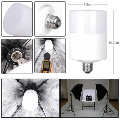 Pography Lighting Kit 2.6x3M Po Background Muslin Backdrops & Softbox & U image 4