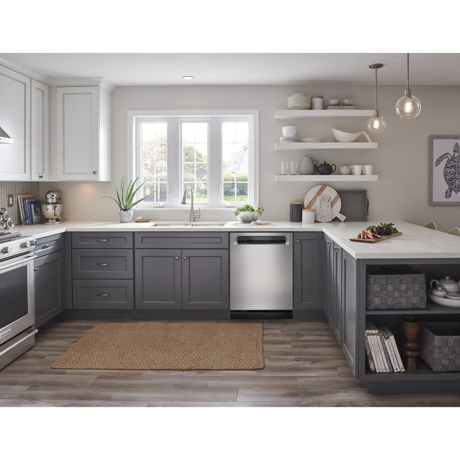 KitchenAid 44 dBA Dishwasher in PrintShield Finish with FreeFlex Third Rack image 7