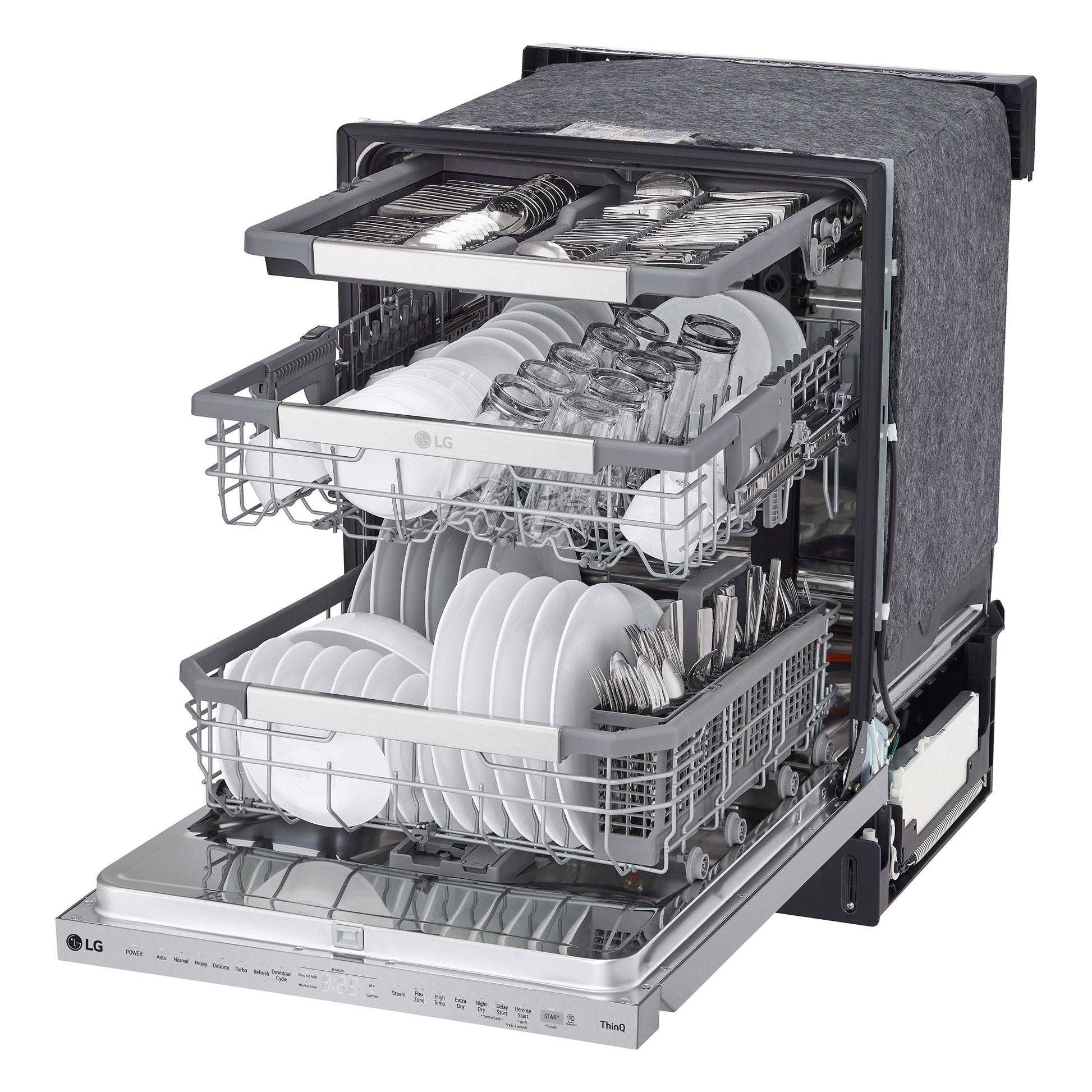 LG Top Control Pocket Handle Dishwasher with Smart Wi-Fi and QuadWash Pro image 6