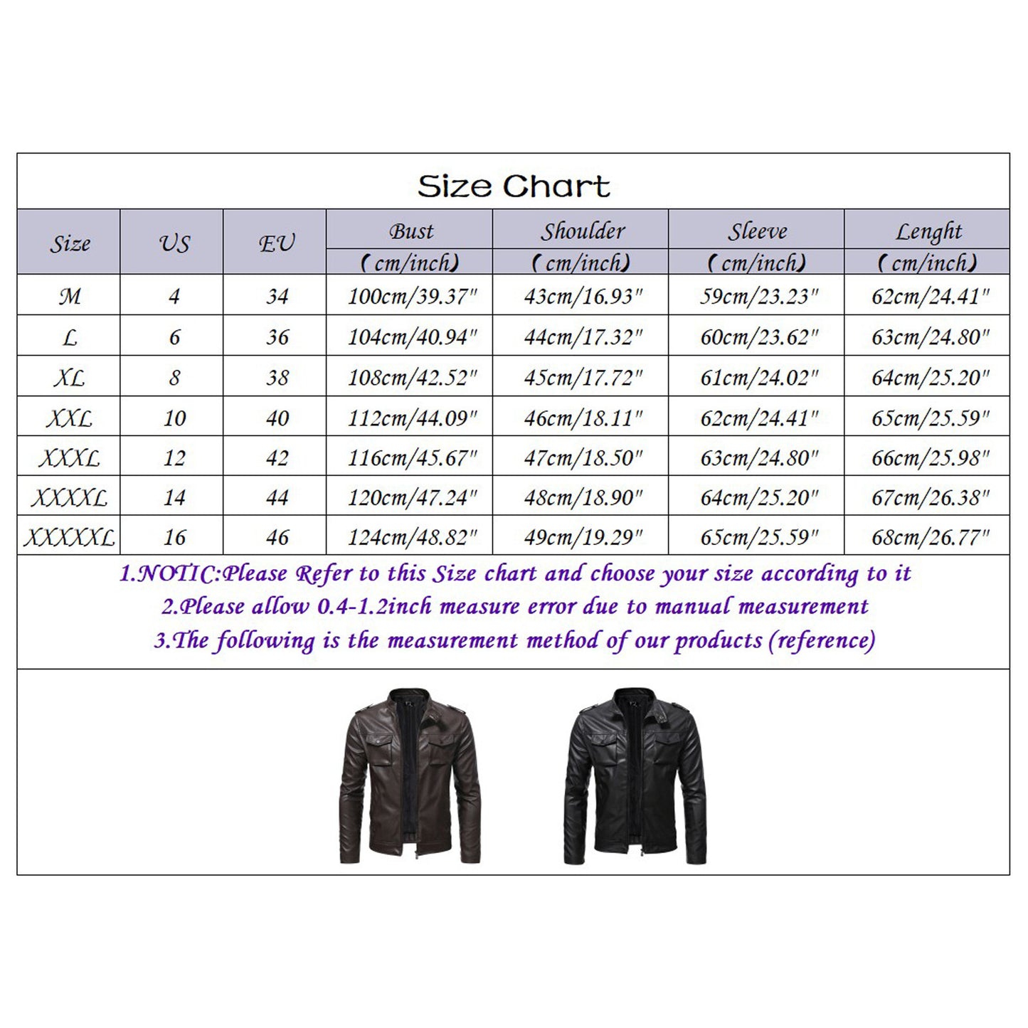 Streetwear Men's Zipper Pu Leather Jackets Slim Long Sleeve Zip Up Casual Jacke image 6