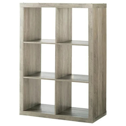 6-Cube Storage Organizer, White Texture image 2