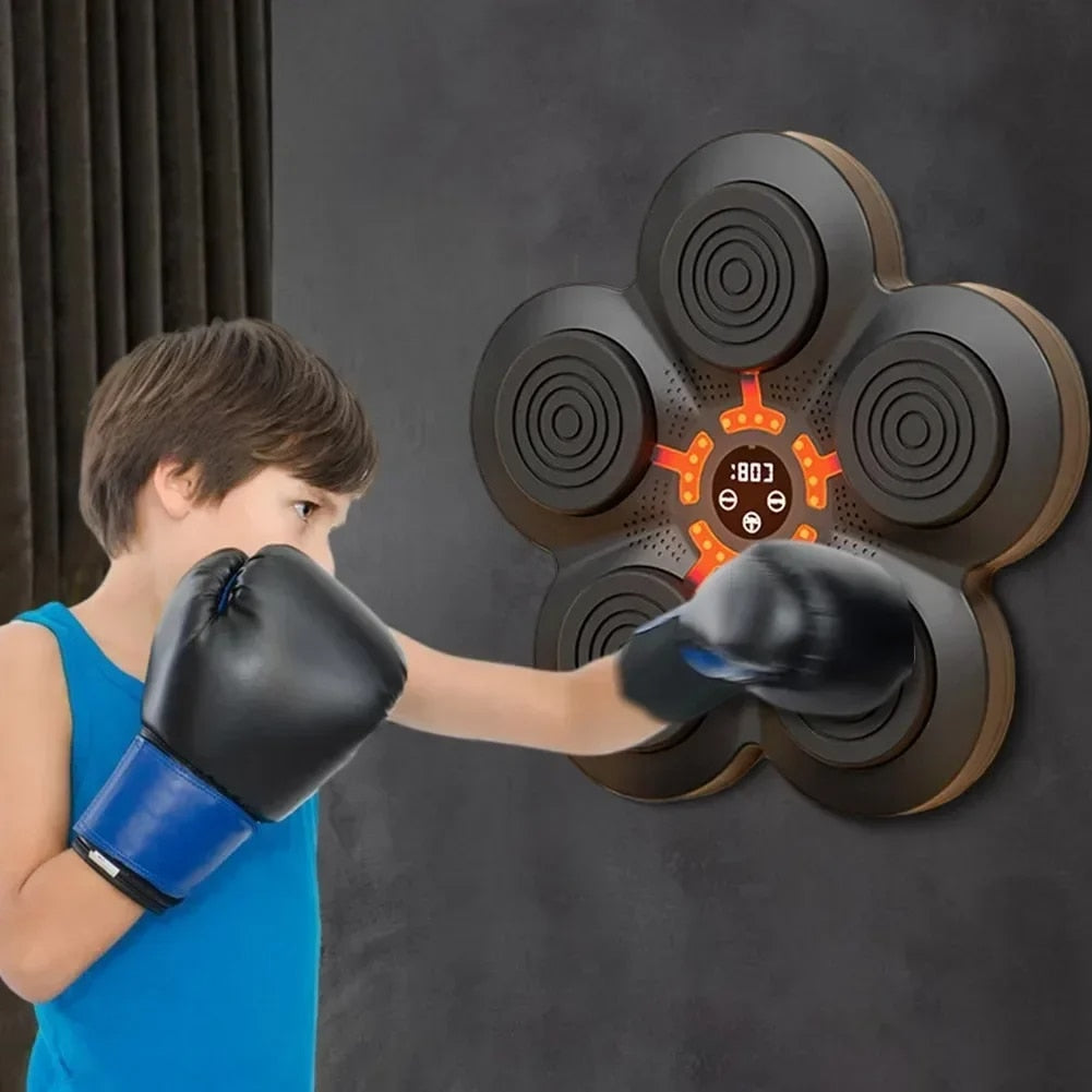 Smart Bluetooth Music Boxing Machine Wall Boxing Target LED Lighted USB Chargin image 3