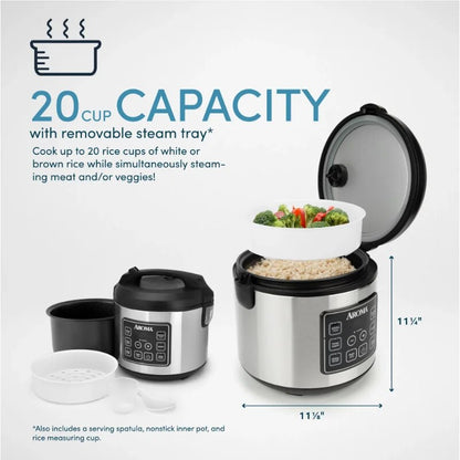 20-Cup Programmable Rice & Grain Cooker and Multi-Cooker image 3