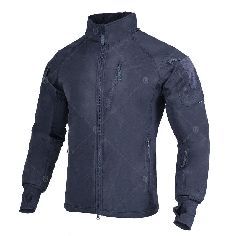 Oulylan Windbreaker Men's Waterproof Tactical Jacket Men Warm Bomber Jacket Cam image 4