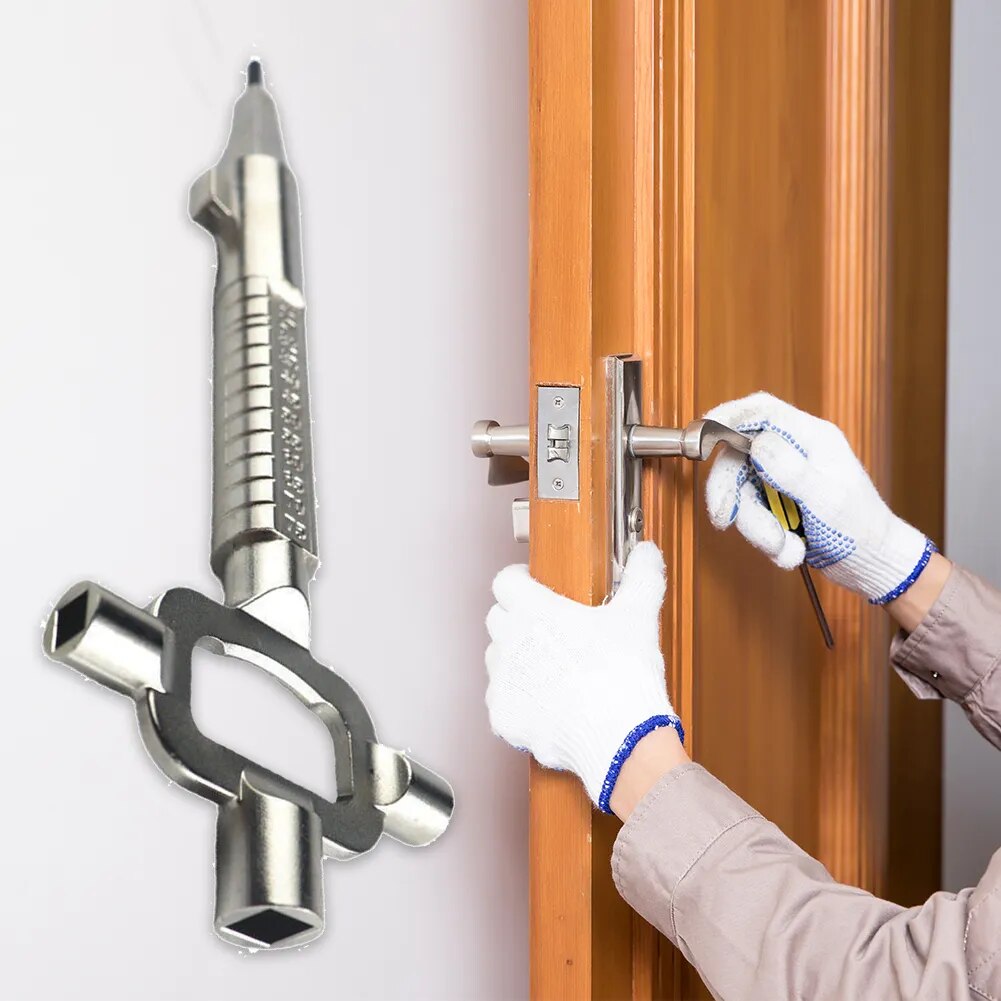 19cm Multi Purpose Cylinder Gauge Cam Turner Spindle Wrench Locksmith Supplies