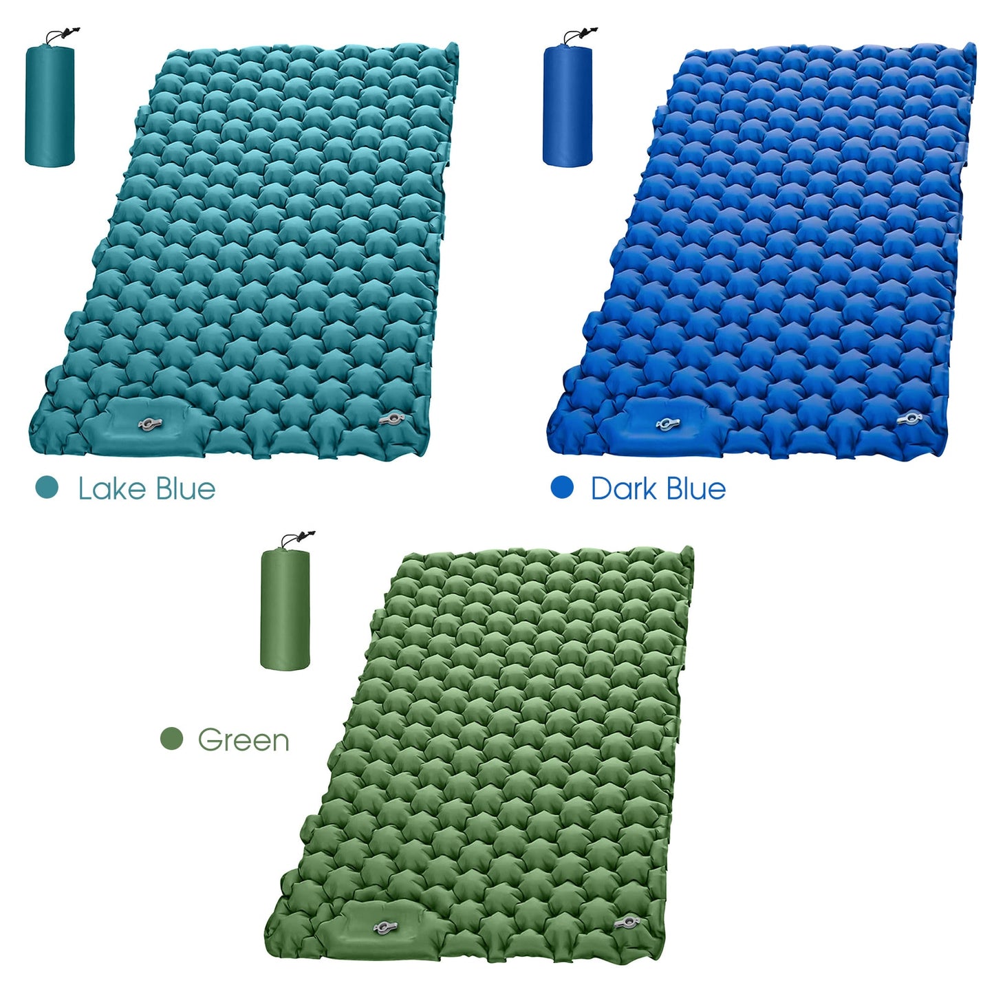 2 Person Camping Mat Lightweight Air Mattress Waterproof Outdoor Sleeping Gear image 12