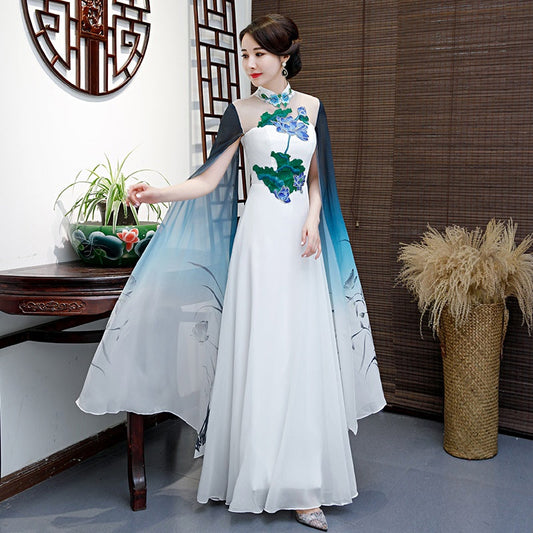 Vietnam Traditional Dress Aodai Costume Cheongsam Vestido Qipao Ao Dai Dress Pl