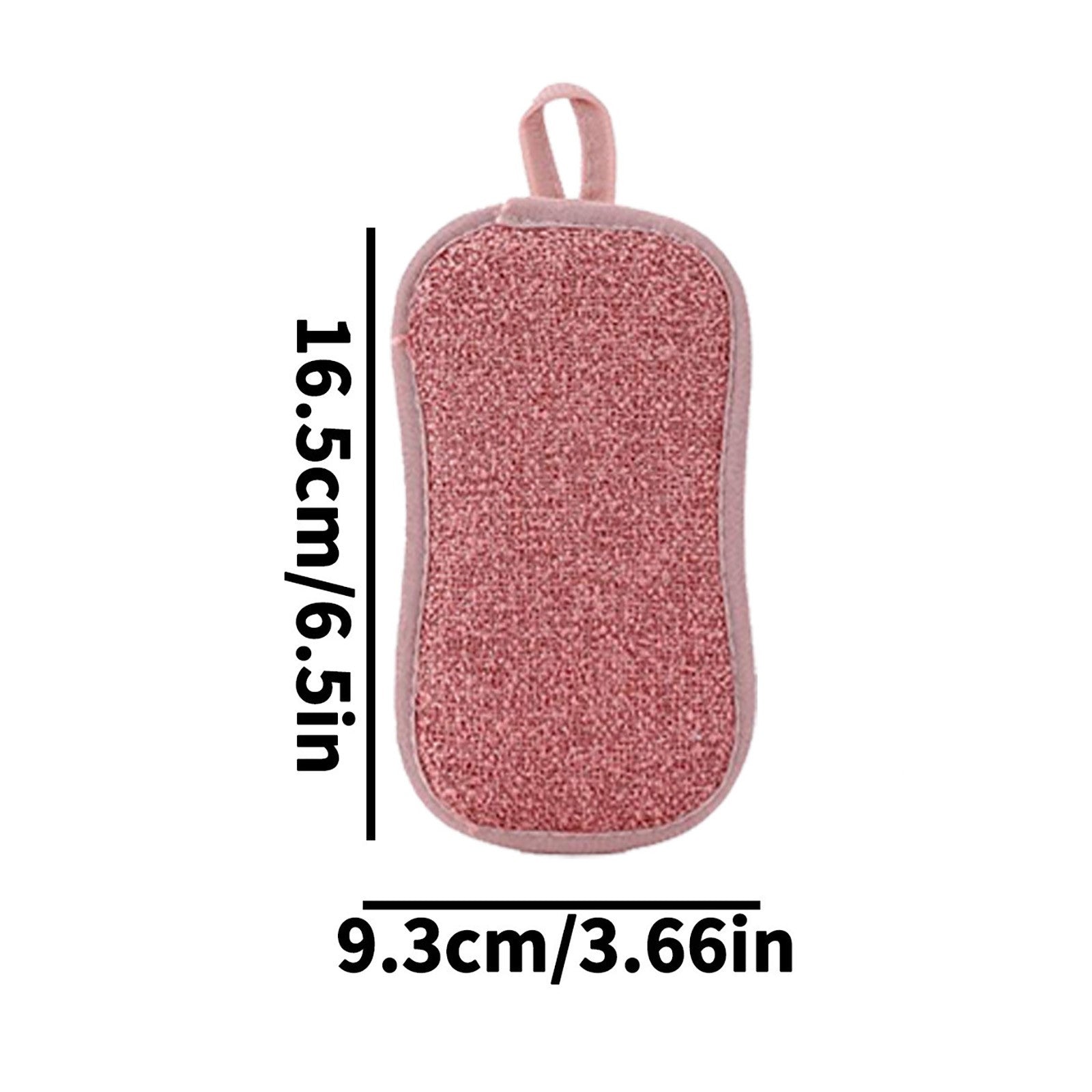 Reusable Double-Sided Scrub Dish Washable Sponge Microfiber Scouring Sponge Kit image 5