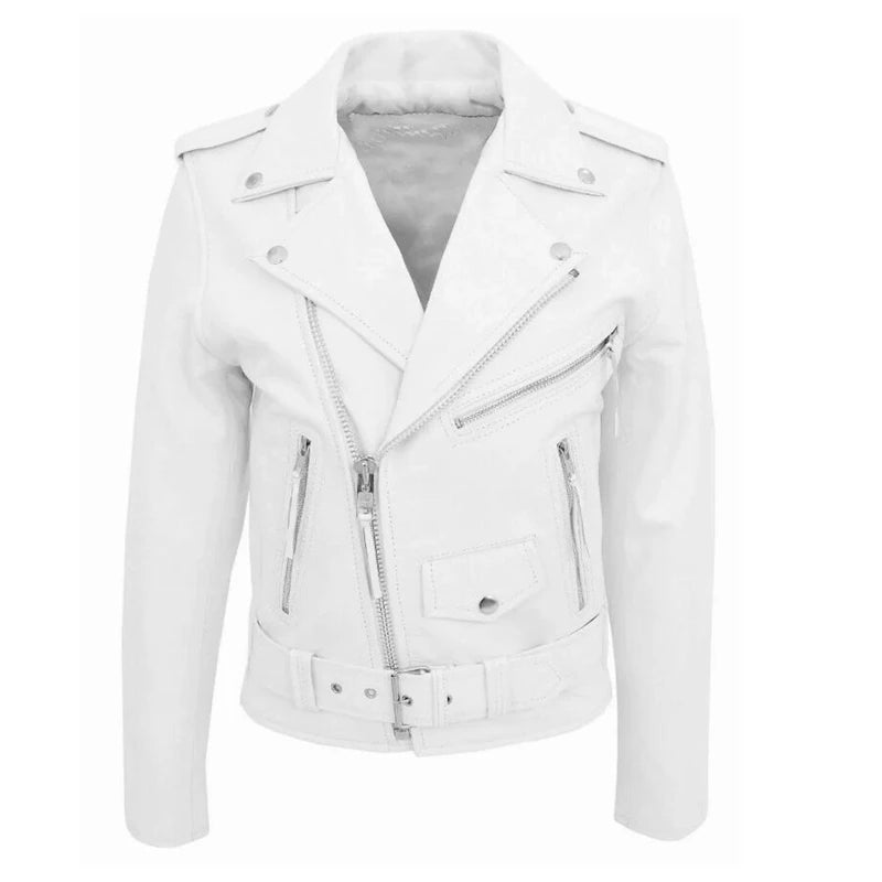 2024 Men's Fashion Leather Jacket Slim Fit Stand Collar PU Jacket Male Anti-wind image 2