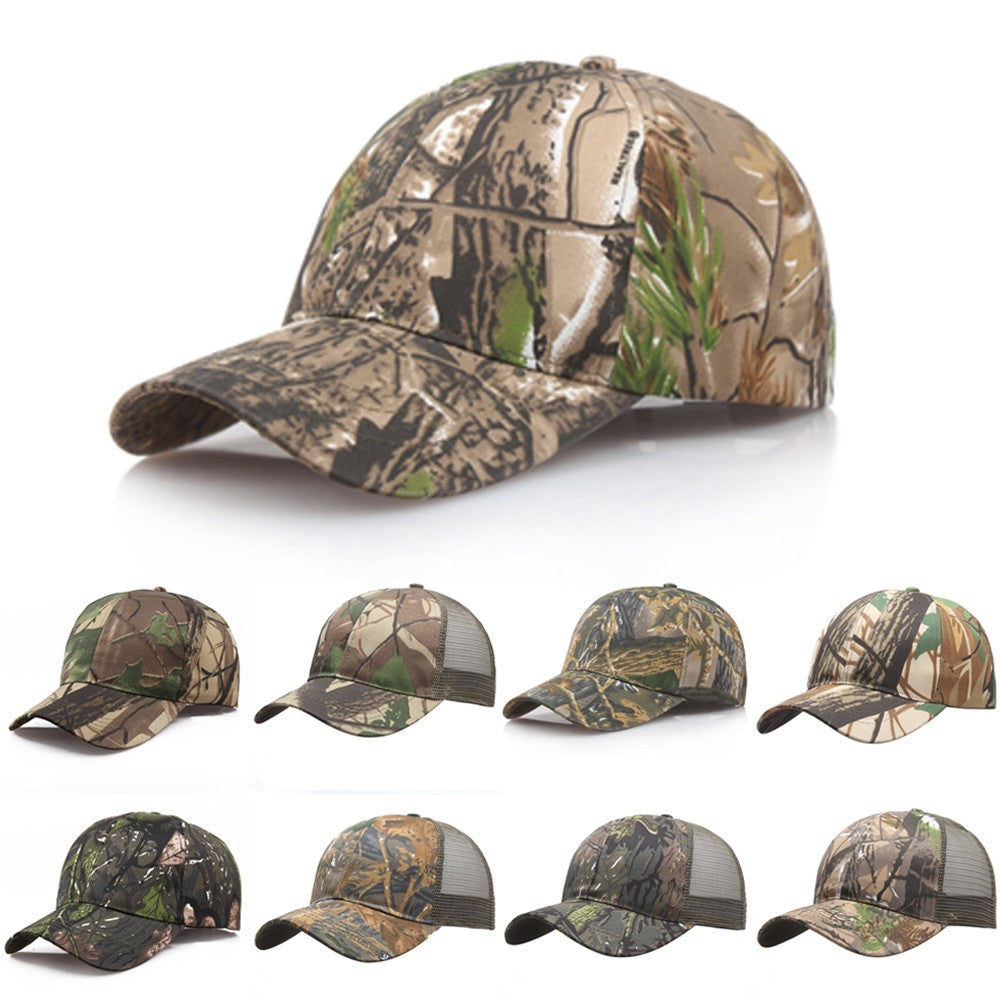 Camouflage Hats PolyesterHats Hunting Fishing Walking Baseball Cap Sunscreen Qu image 1