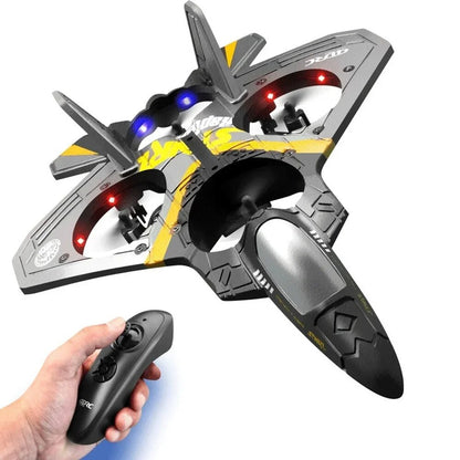 V17 Rc Plane Gravity Sensing  Aircraft Glider with Light Radio Control Helicopt image 4