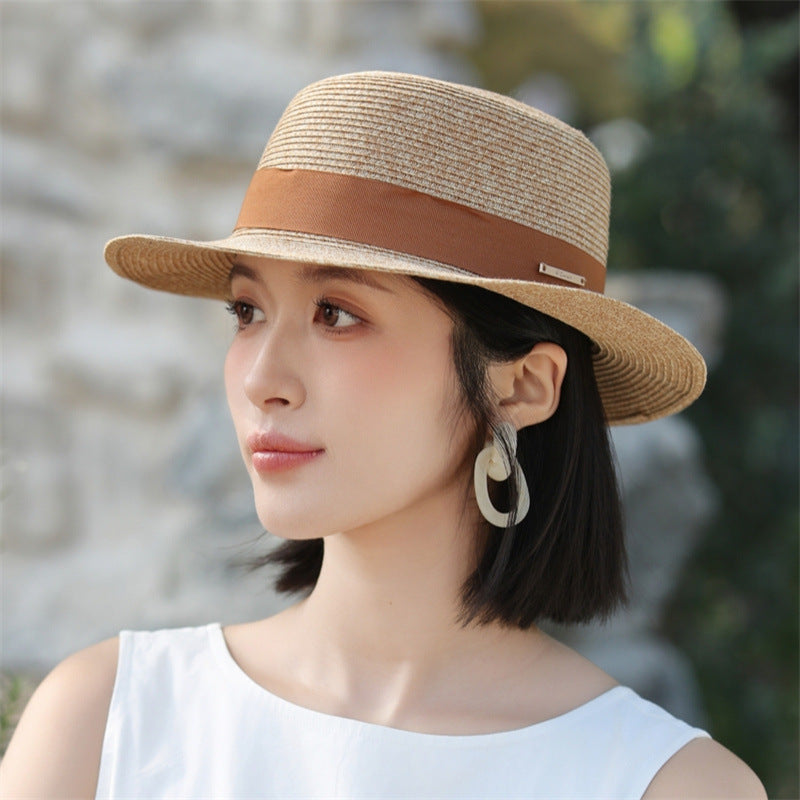 Summer Hat For Ladies Spring Style Fashionable Lightweight Sun-Proof Straw Hat image 1