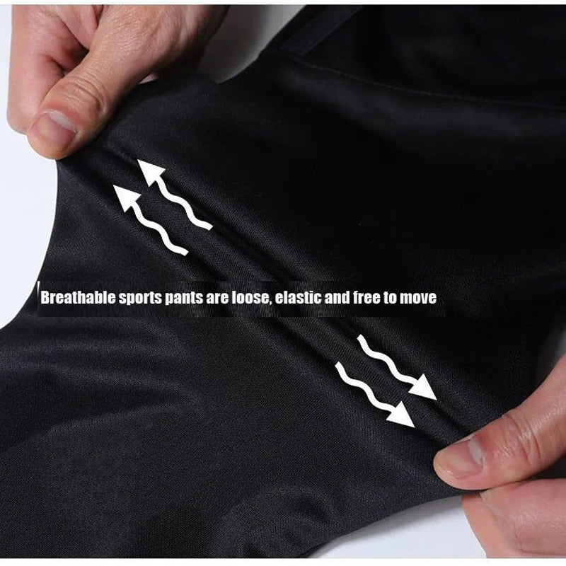 Men Sport Pants Running Pants With Zipper Pockets Soccer Training Jogging Sport image 9