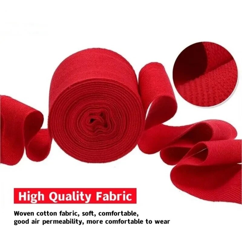 2 Roll Of Cotton Boxing Bandage Wrist Wraps Combat Protect Boxing Sport Kickbox image 6
