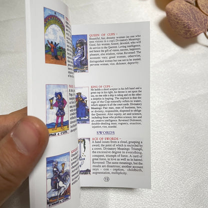 Golden Tarot 12x7cm English Deck Classic for Beginners with Color Paper Guide B image 11