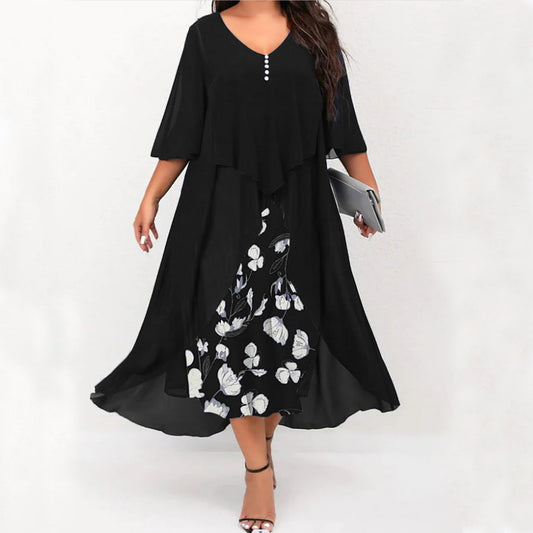 Oversized Long Dress for Women Clothing 2024 Summer Plus Size Elegant Vestidos