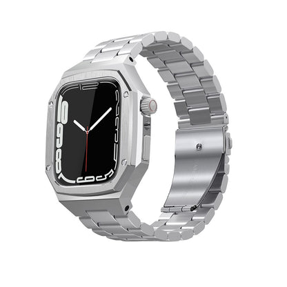Luxury Modification Mod Kit For Apple Watch Band Case 49mm 44mm 45mm Rubber Str image 0