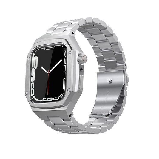 Luxury Modification Mod Kit For Apple Watch Band Case 49mm 44mm 45mm Rubber Str image 0