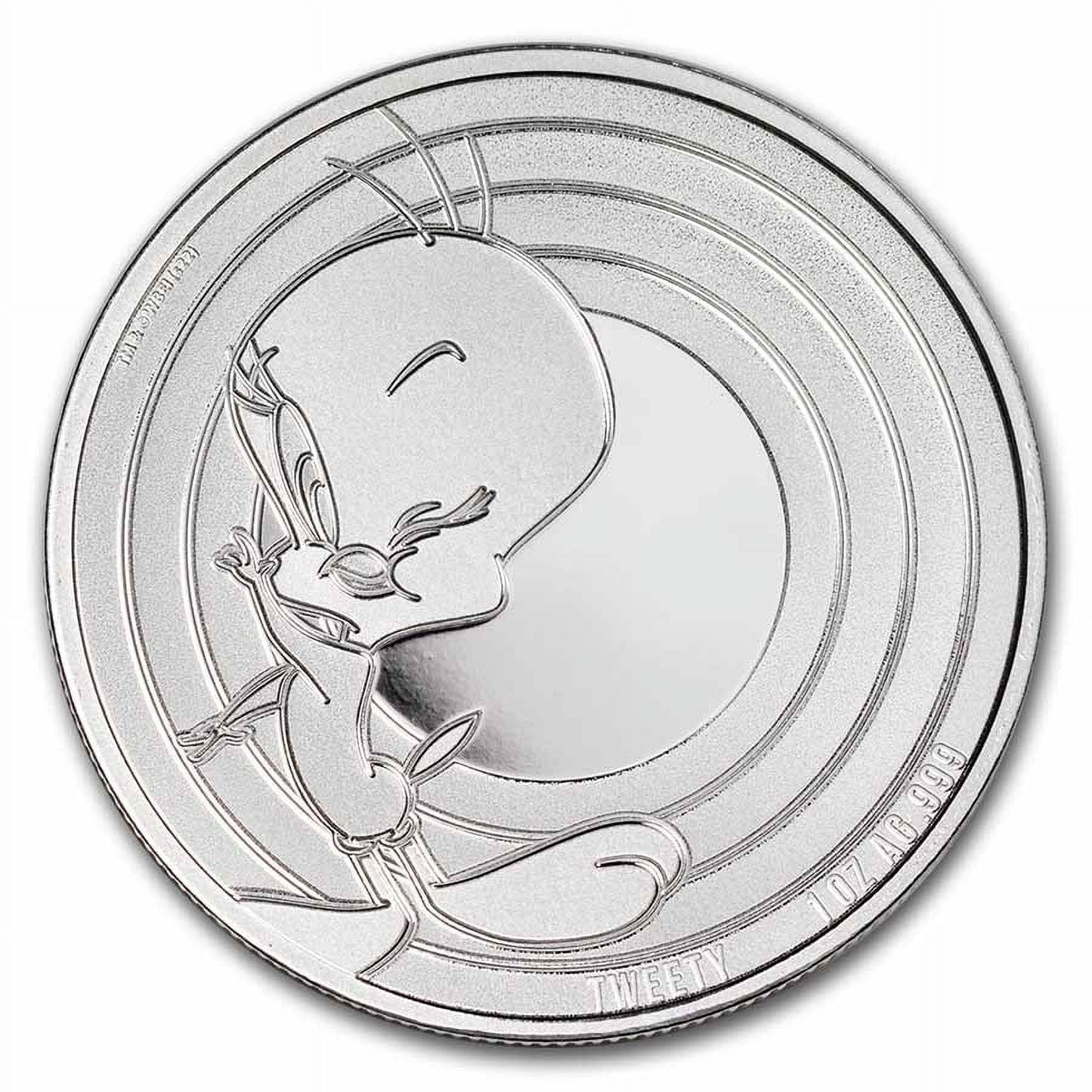2023 Samoa 1 oz Silver Looney Tunes Tweety BU image 0