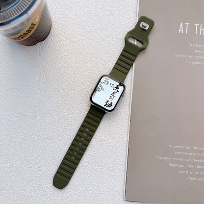 Silicone Strap For Apple Watch Ultra band 49mm Series 8 7 45MM 41MM 44MM 40MM R image 8