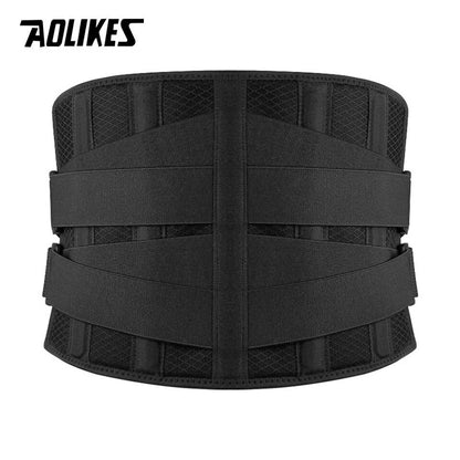 AOLIKES Lower Back Brace with 6 Stays Anti-skid Orthopedic lumbar Support Breat image 2