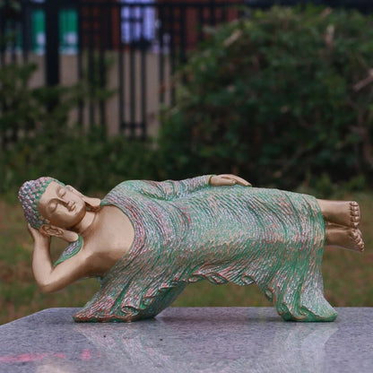 Zen Buddha sculpture Outdoor garden Garden Garden Garden garden landscape layou image 8