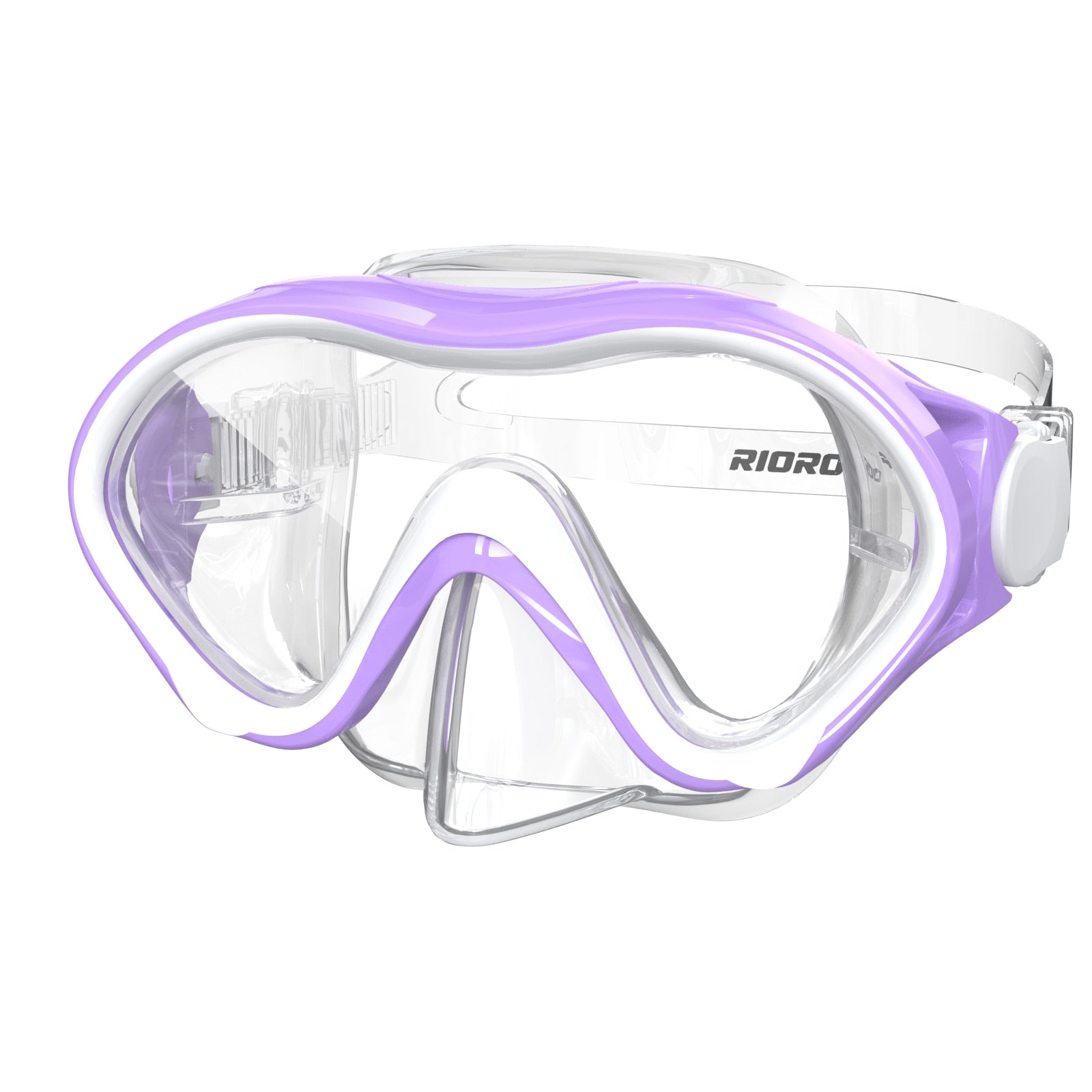 Children Swimming Glasses Adjustable Large Frame 180° Wide Vision Anti-Fog UV P image 2